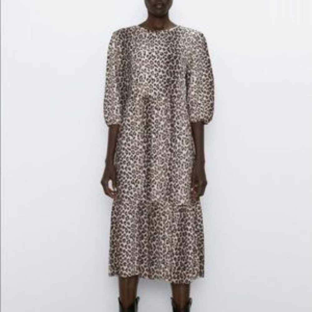 Zara Leopard Dress